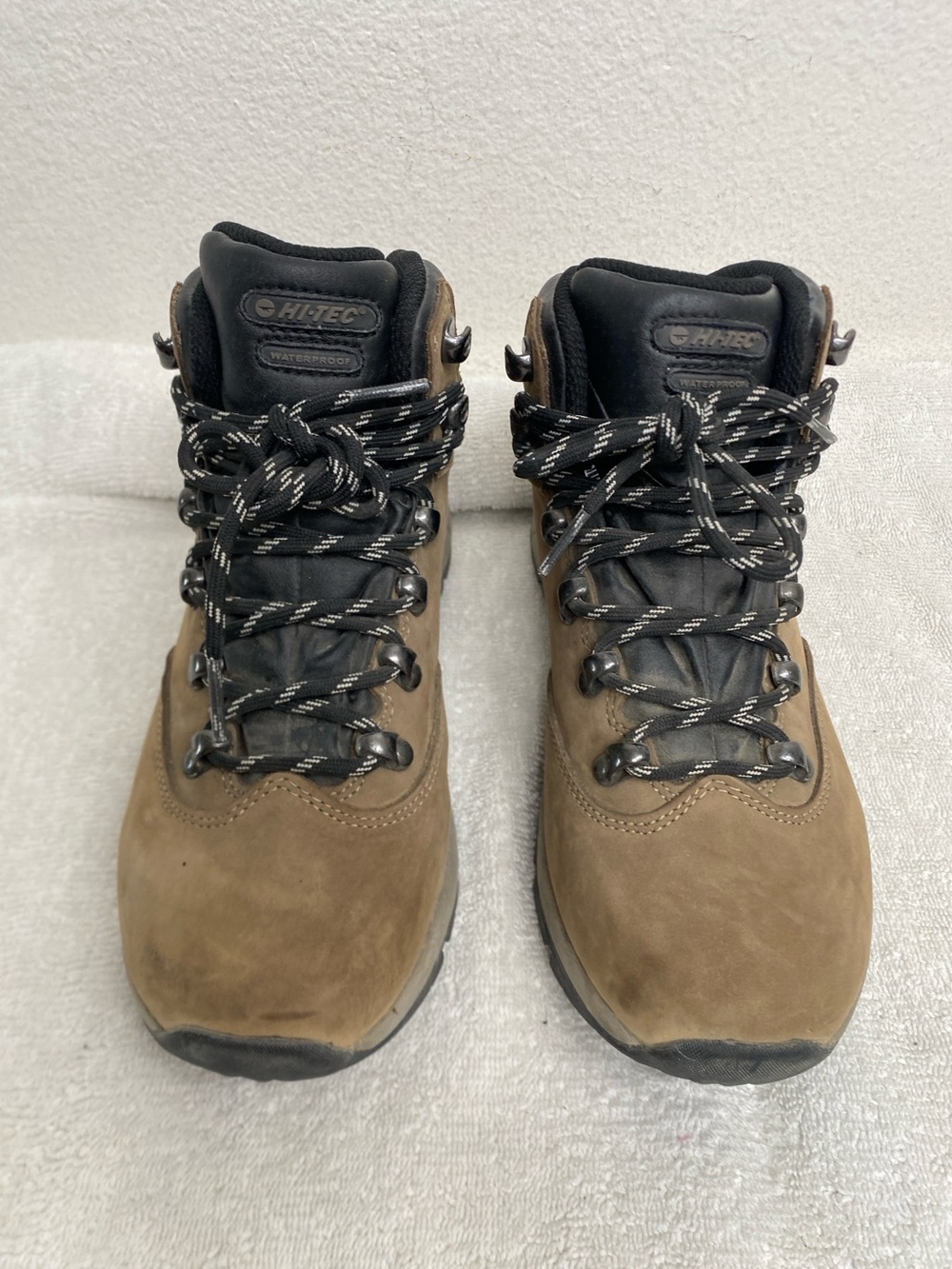 Hi-Tec Women's Brown Altitude Glide Lace Up Hiking Boots Size 6 Outdoor Camping